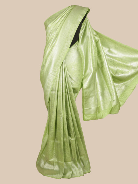 

Pothys Green Woven Design Art Silk Saree