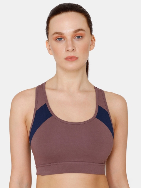 

Zelocity Women Brown Solid Cotton Bra