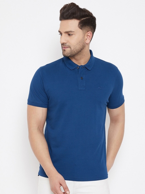 

98 Degree North Men Blue 1 Polo Collar T-shirt