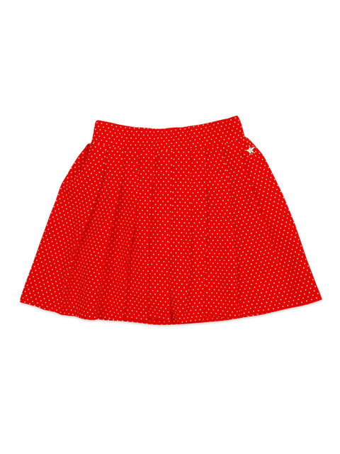 

Tiny Girl Girls Red Solid A-Line Skirt