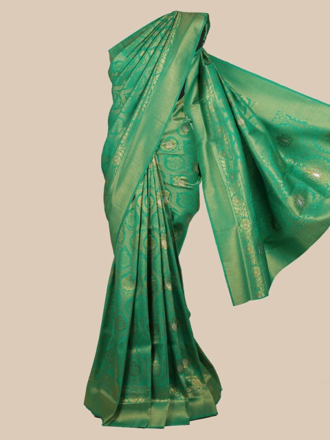 

Pothys Green Woven Design Saree