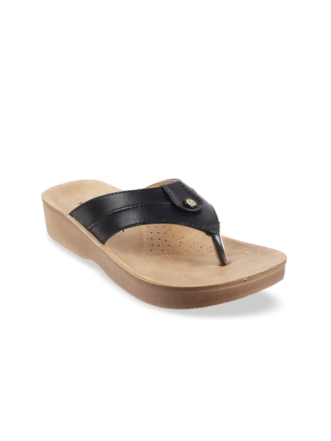 

WALKWAY by Metro Women Black Solid Flatform Heels