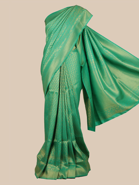 

Pothys Green Art Silk Woven Design Banarasi Saree