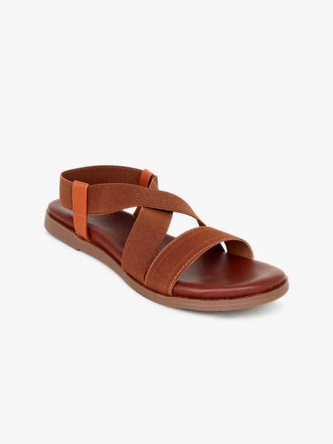 

Bloomtale Women Tan Brown Open Toe Flats