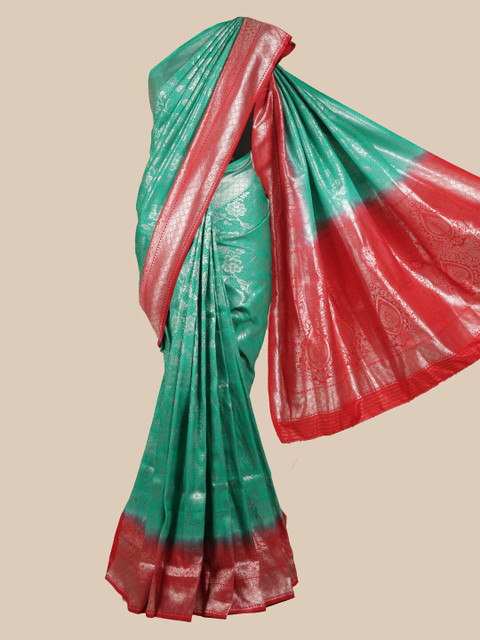 

Pothys Green Art Silk Woven Design Banarasi Saree