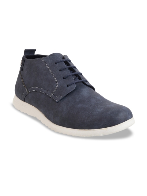 

WALKWAY Men Blue Solid Derbys
