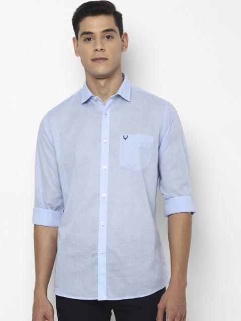 

Allen Solly Men Blue Slim Fit Printed Casual Shirt