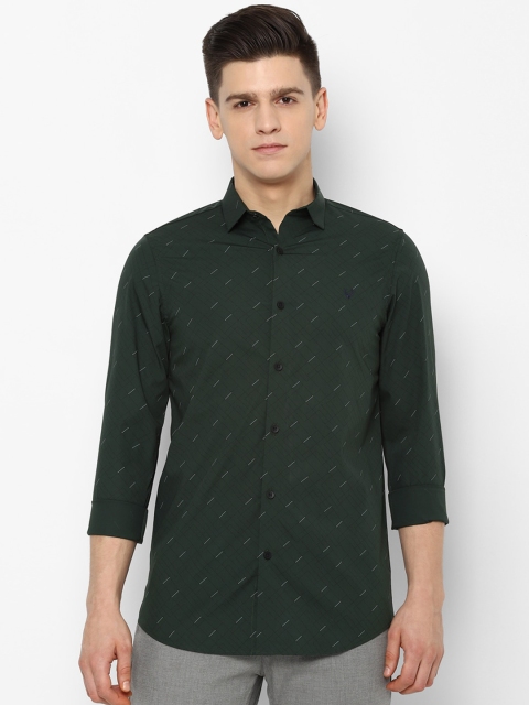 

Allen Solly Men Green Slim Fit Printed Casual Shirt
