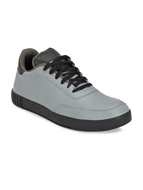 

ELIXIR MAN Men Grey Solid Sneakers