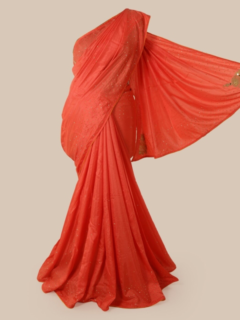 

Pothys Red Checked Saree