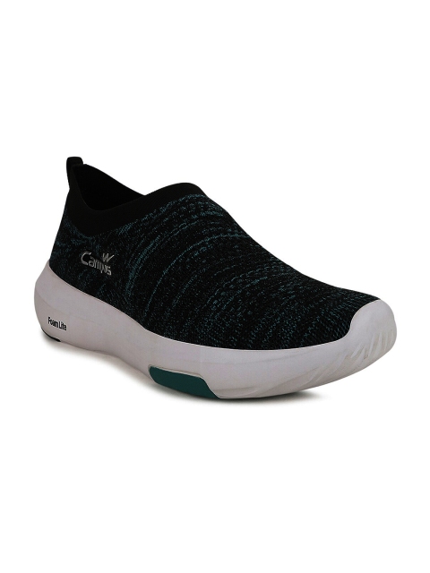 

Campus Men Black Mesh Running Shoes