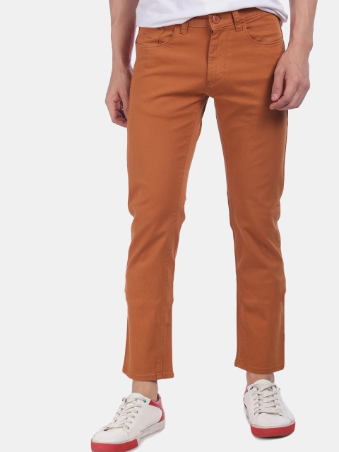 

Flying Machine Men Rust Slim Fit Jeans