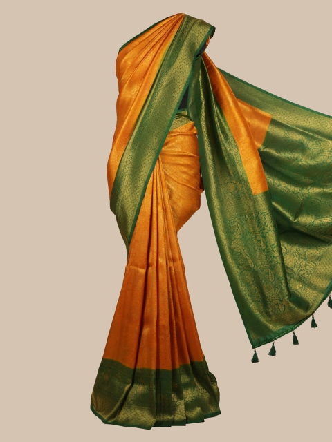 

Pothys Mustard Art Silk Woven Design Banarasi Saree