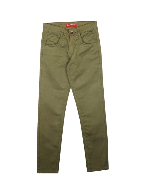 

Monte Carlo Boys Khaki Regular Fit Solid Chinos