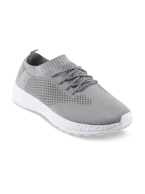 

WALKWAY by Metro Men Grey Woven Design Sneakers