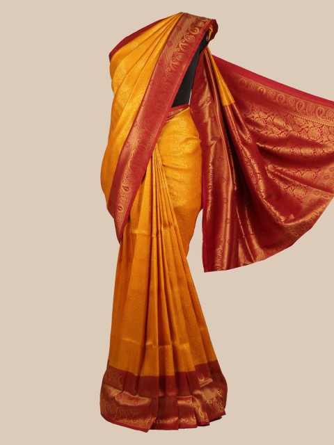 

Pothys Mustard Art Silk Woven Design Banarasi Saree