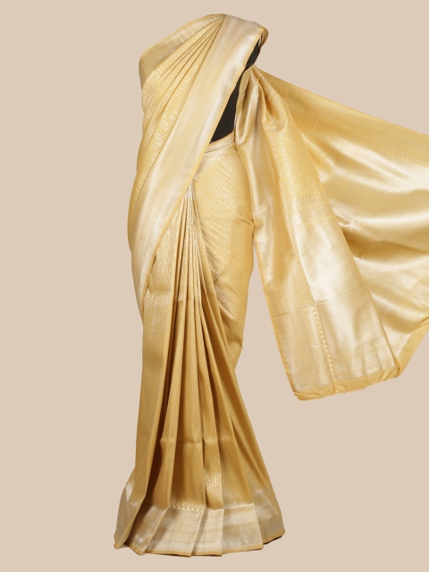 

Pothys Gold-Toned Woven Design Art Silk Saree