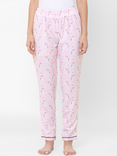 

FashionRack Women Pink Printed Lounge Pants