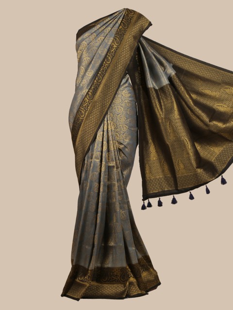 

Pothys Grey Art Silk Woven Design Banarasi Saree