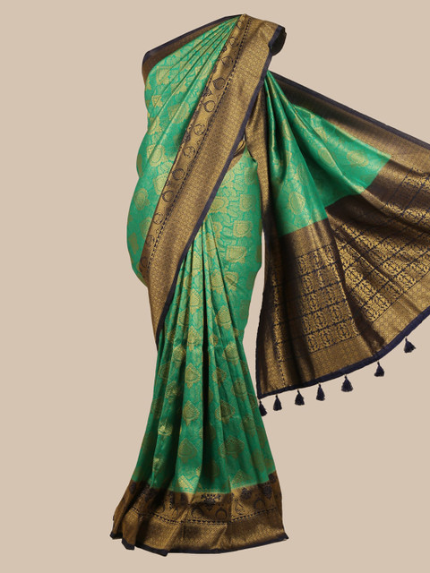

Pothys Green Woven Design Art Silk Saree