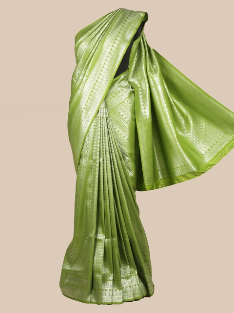 

Pothys Green Art Silk Woven Design Banarasi Saree