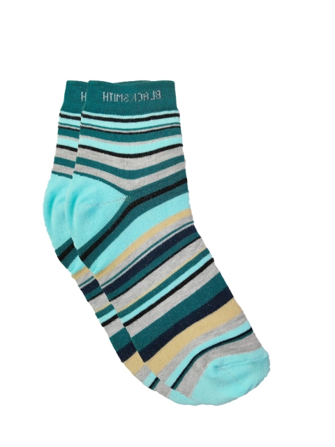 

Blacksmith Men Pack Of 3 Assorted Cotton Ankle-Length Socks