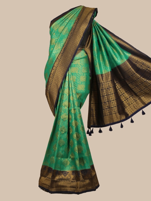 

Pothys Green Art Silk Woven Design Banarasi Saree
