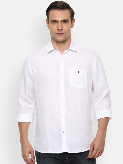 

Louis Philippe Sport Men White Slim Fit Solid Casual Shirt