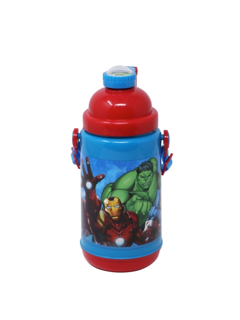 

Marvel Blue & Green Avenger Printed Stainless Steel Sipper Water Bottle 500 ml