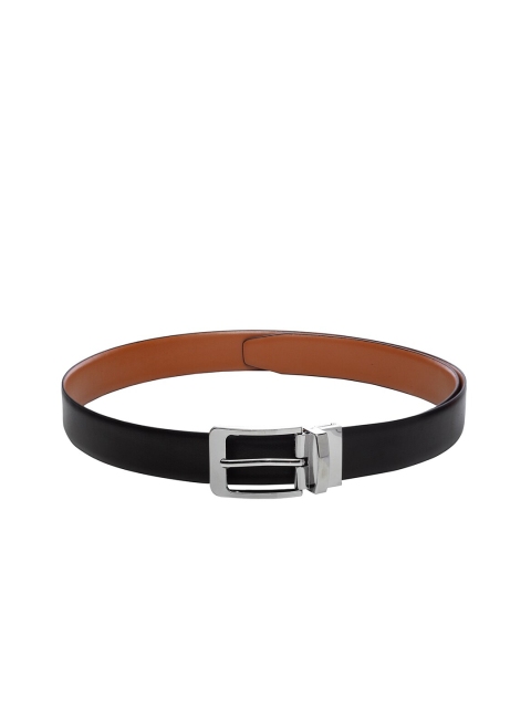 

Apsis Men Black & Tan Solid Reversible Belt
