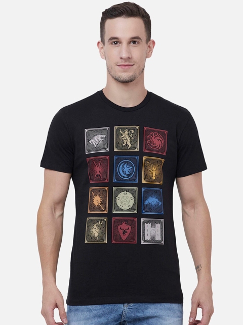 

Free Authority Men Black Game Of Thrones Printed T-shirt