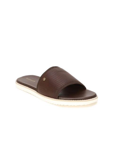 

Van Heusen Men Brown Leather Comfort Sandals