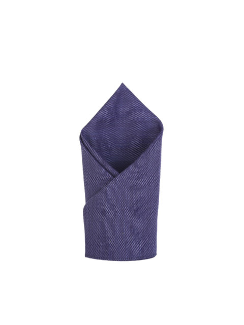 

Bruun & Stengade Men Navy Blue Woven-Design Cotton Pocket Square