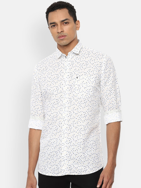 

Van Heusen Sport Men White Regular Fit Printed Casual Shirt