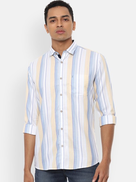 

Van Heusen Sport Men Blue Regular Fit Striped Casual Shirt