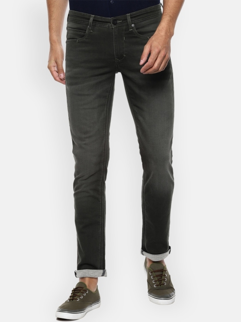 

Louis Philippe Jeans Men Charcoal Grey Slim Fit Light Fade Stretchable Jeans