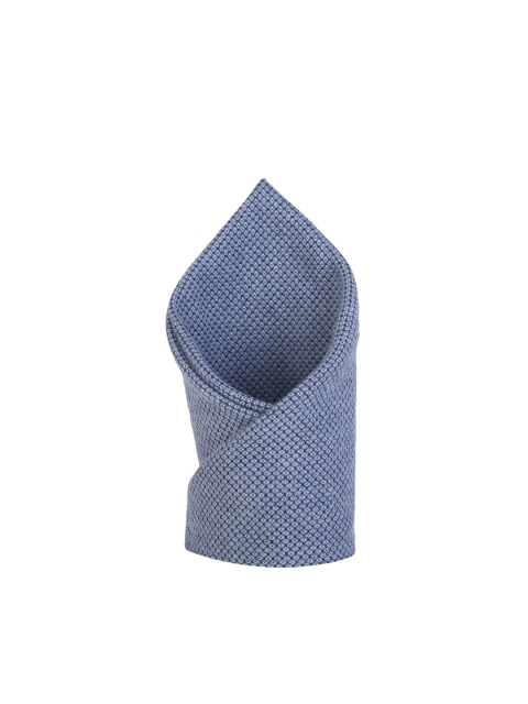 

Bruun & Stengade Men Blue & White Printed Pocket Square
