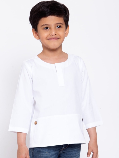 

Zotw Unisex Kids White Kurta