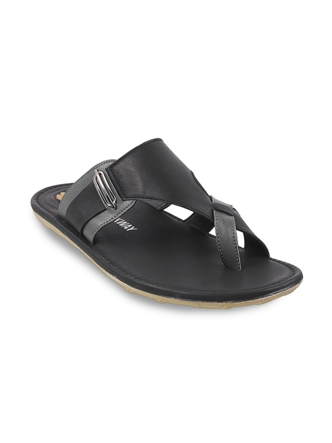 

WALKWAY Men Black Comfort Sandals
