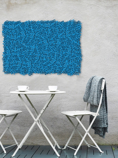 

Story@home Blue Gardening Mats With Artificial Leaves