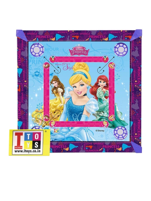 

ITOYS Kids Purple & Blue Princess Carrom