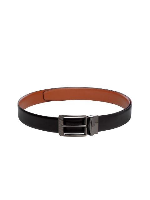 

Apsis Men Black & Brown Textured Reversible Belt
