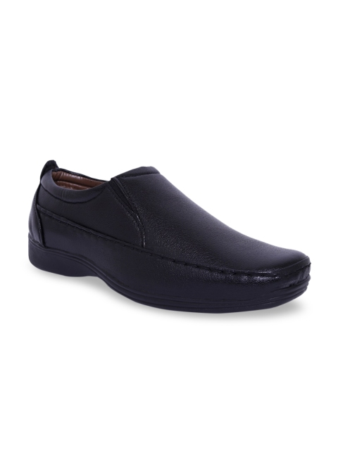 

Fashion Victim Men Black Solid Formal Slip-Ons