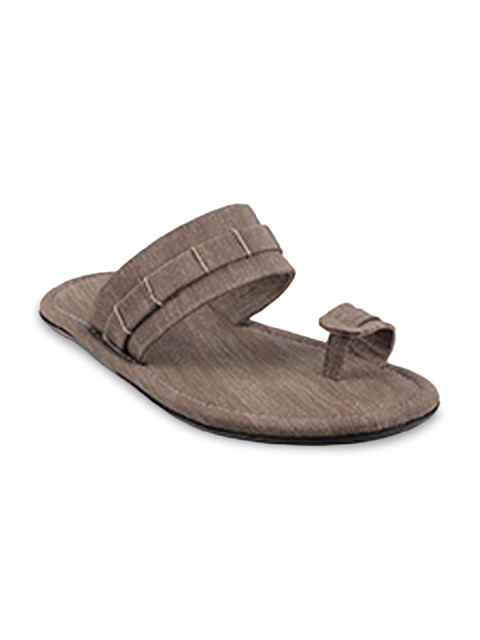 

WALKWAY by Metro Men Beige Ethnic Comfort Sandals
