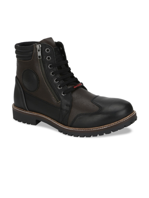 

Royal Enfield Men Black Flat Boots