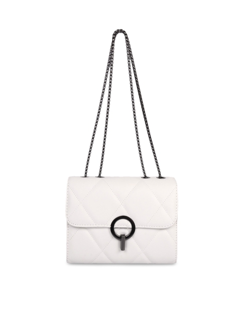 

Ratans White Quilted Shoulder Bag
