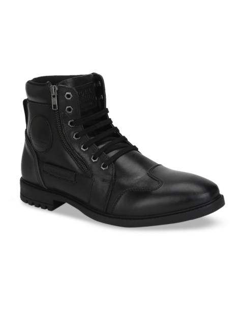 

Royal Enfield Men Black Flat Boots