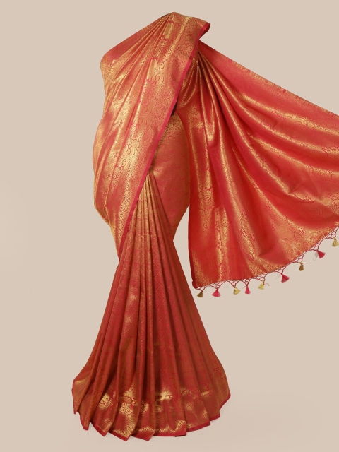

Pothys Red Pure Silk Woven Design Banarasi Saree