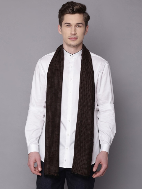 Bruun & Stengade Men Brown Solid Scarf