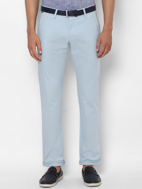 

Allen Solly Men Blue Regular Trousers